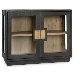 Larson 2 Door Cabinet, Carbon Black