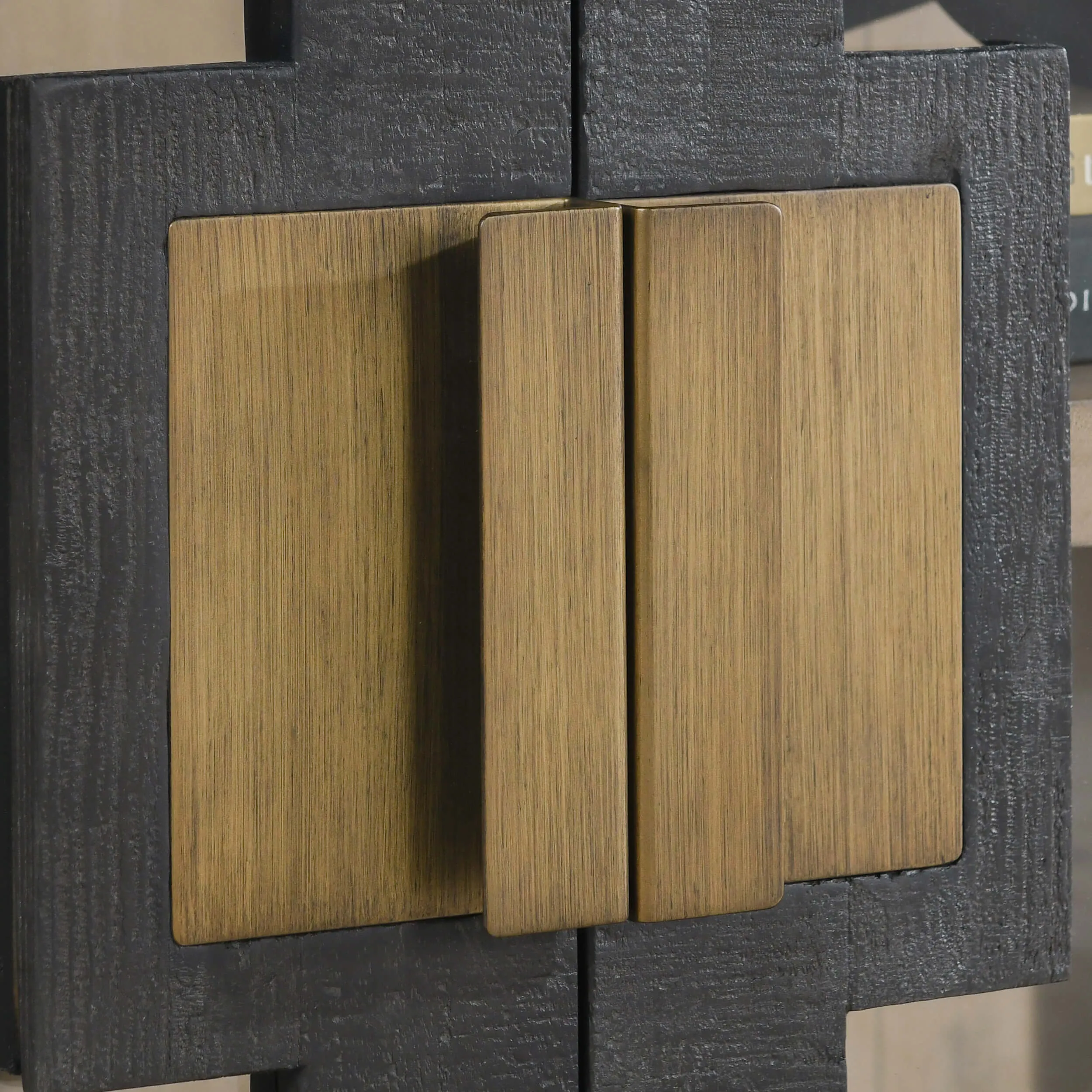 Larson 2 Door Cabinet, Carbon Black