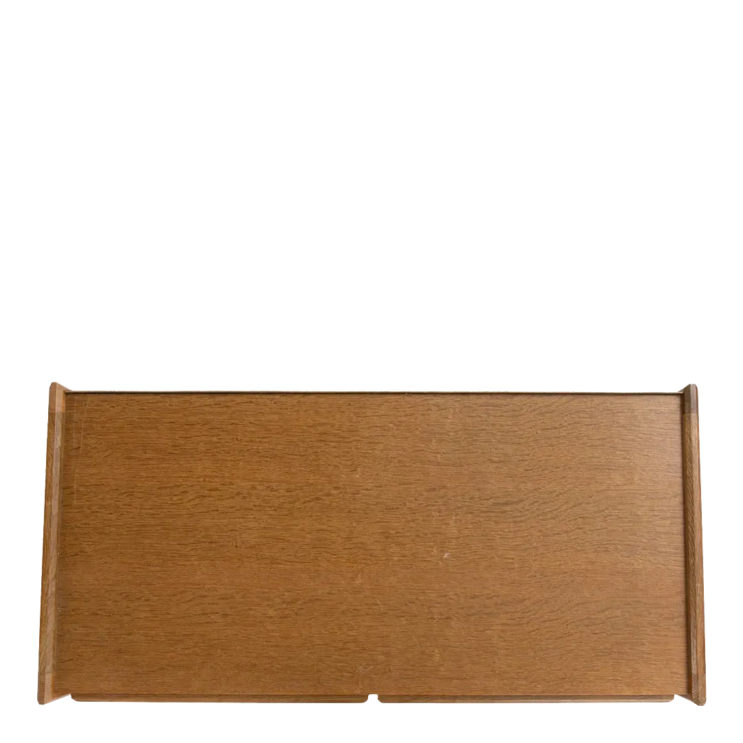 Late 1970s Danish design : paneled oakwood cabinet
