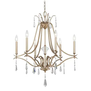 Laurel Estate 27 in. 6 Lights Chandelier Gold finish