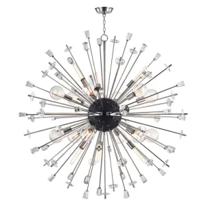 Liberty 18 Lights Chandelier Polished Nickel Finish