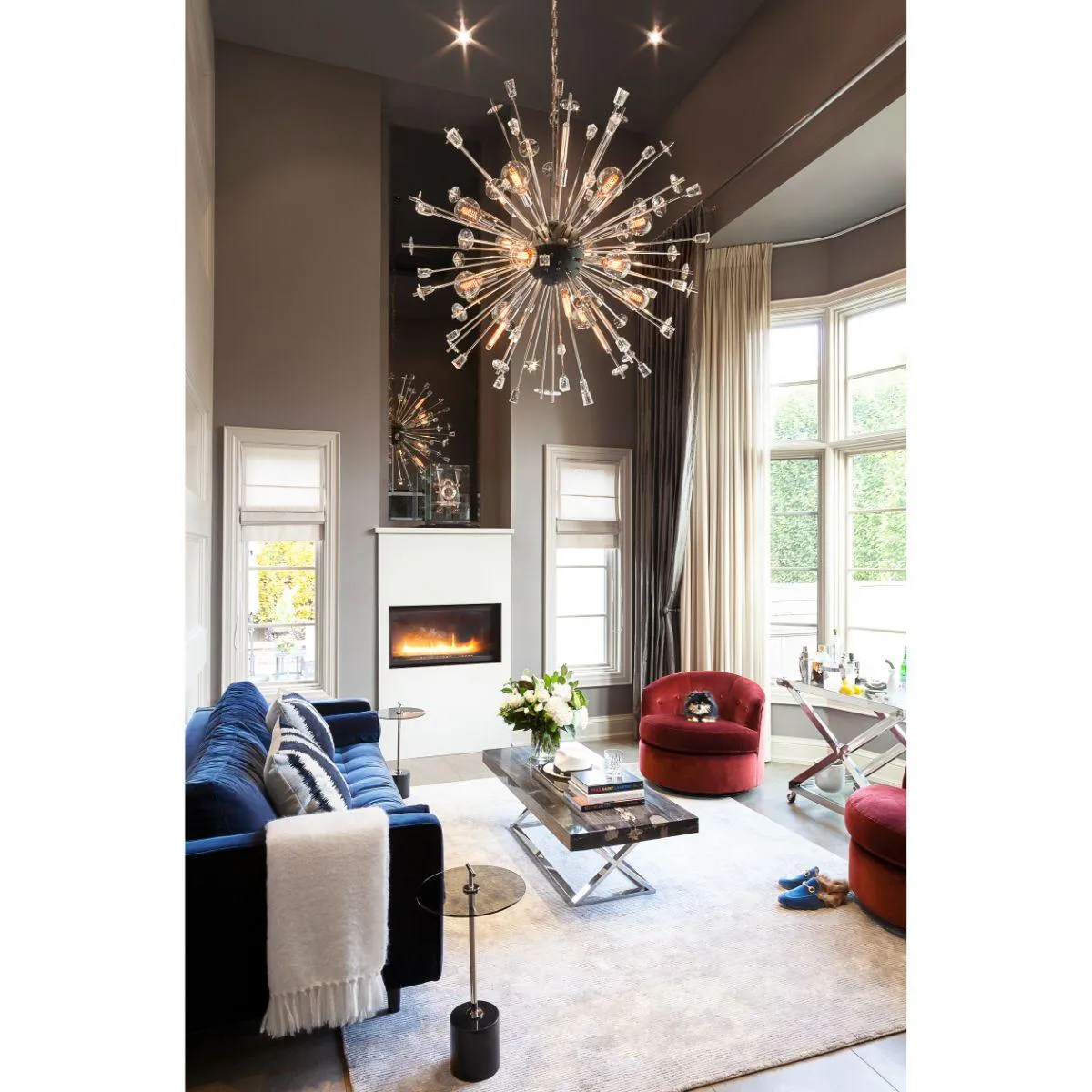 Liberty 18 Lights Chandelier Polished Nickel Finish