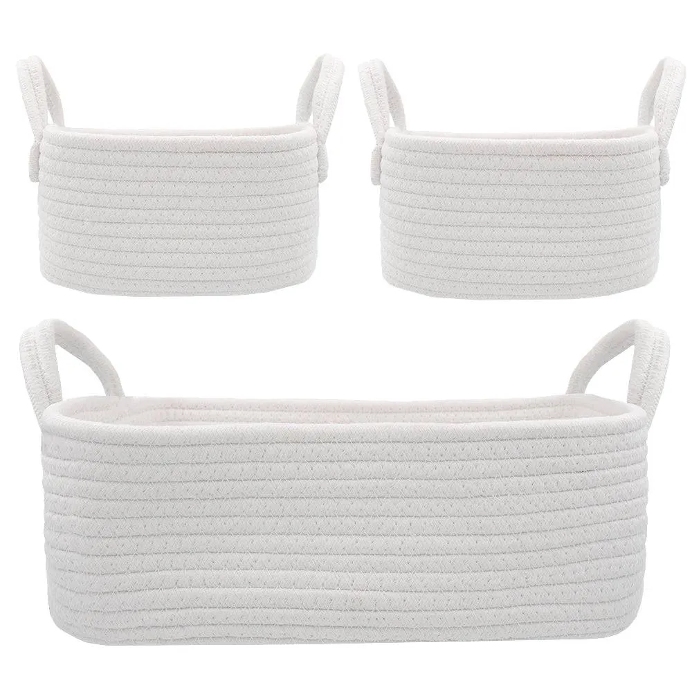 Living Textiles | 3pc Storage Set - White