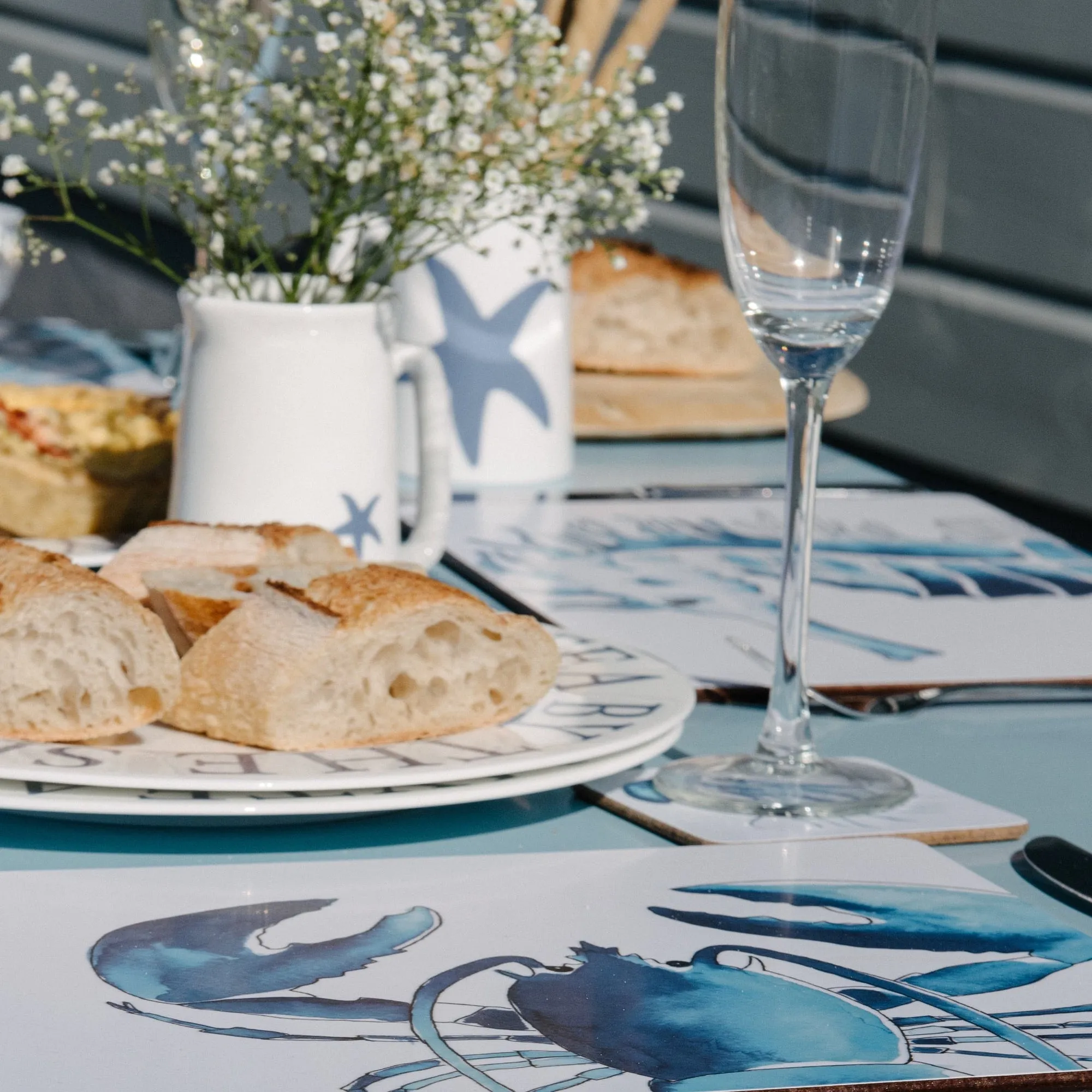 Lobster Design Serving Mat