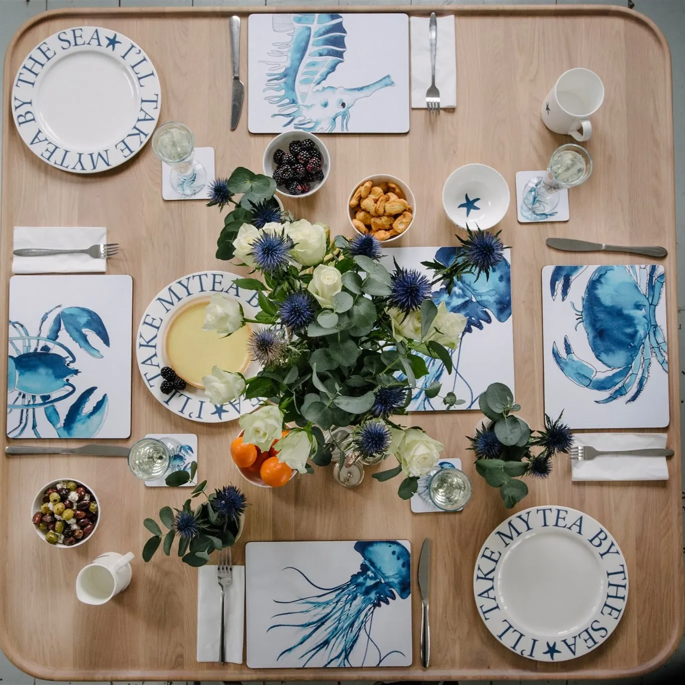 Lobster Design Serving Mat
