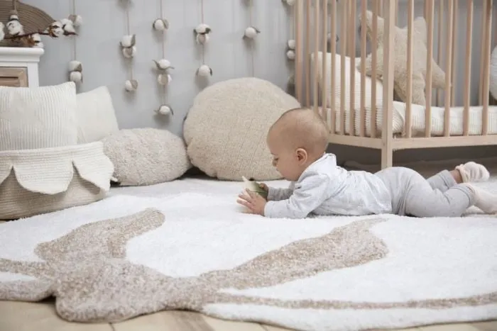 Lorena Canals Cotton Flower Washable Rug