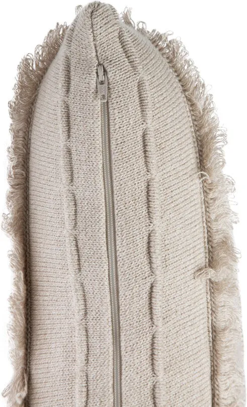 Lorena Canals Knitted Cushion Air Dune White