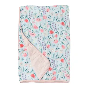 Loulou Lollipop Oversized Muslin Quilt Bluebell