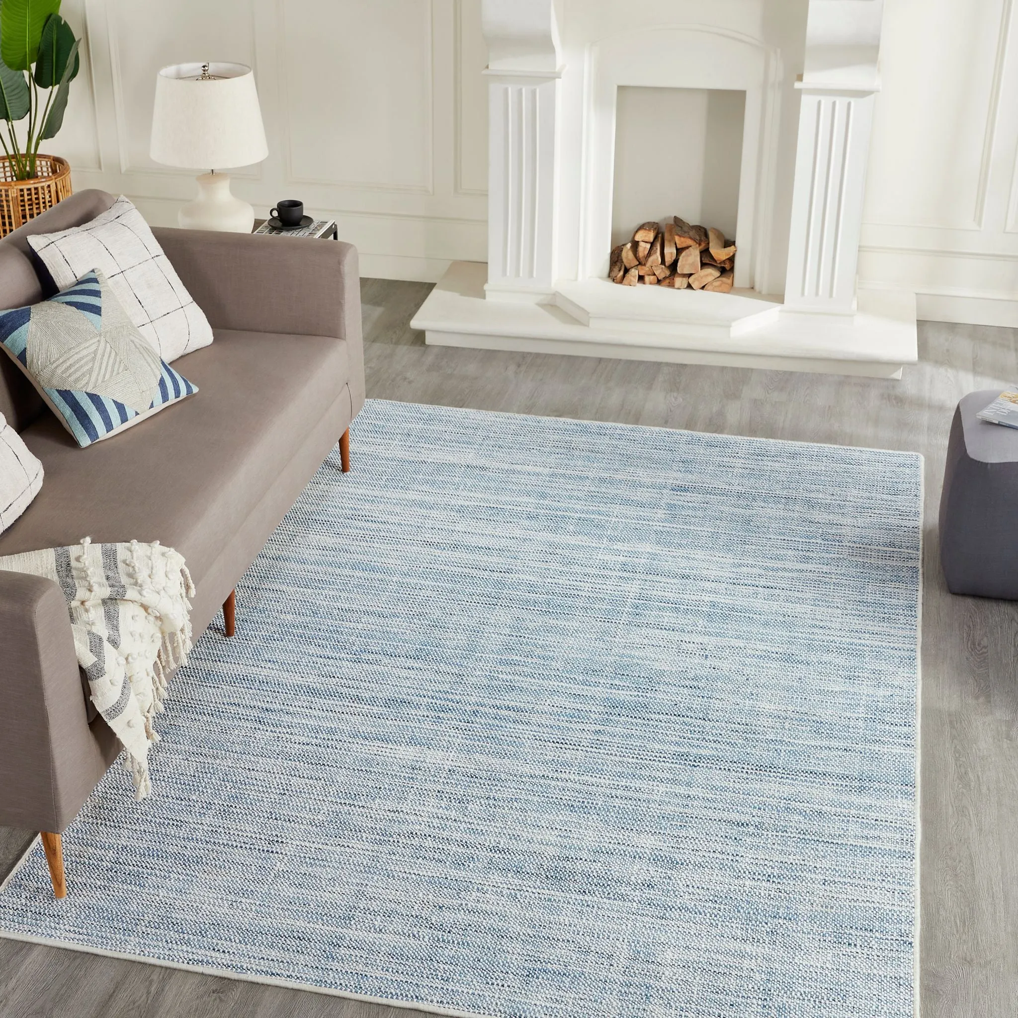 Lucy Hand-Loomed Carpet, Ocean