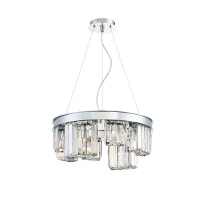 Lumino 19 in. 8 Lights Chandelier Gold Finish