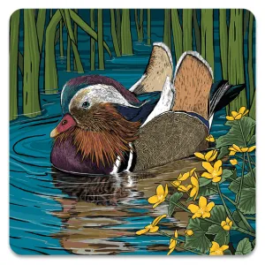Mandarin & Marigolds Coaster
