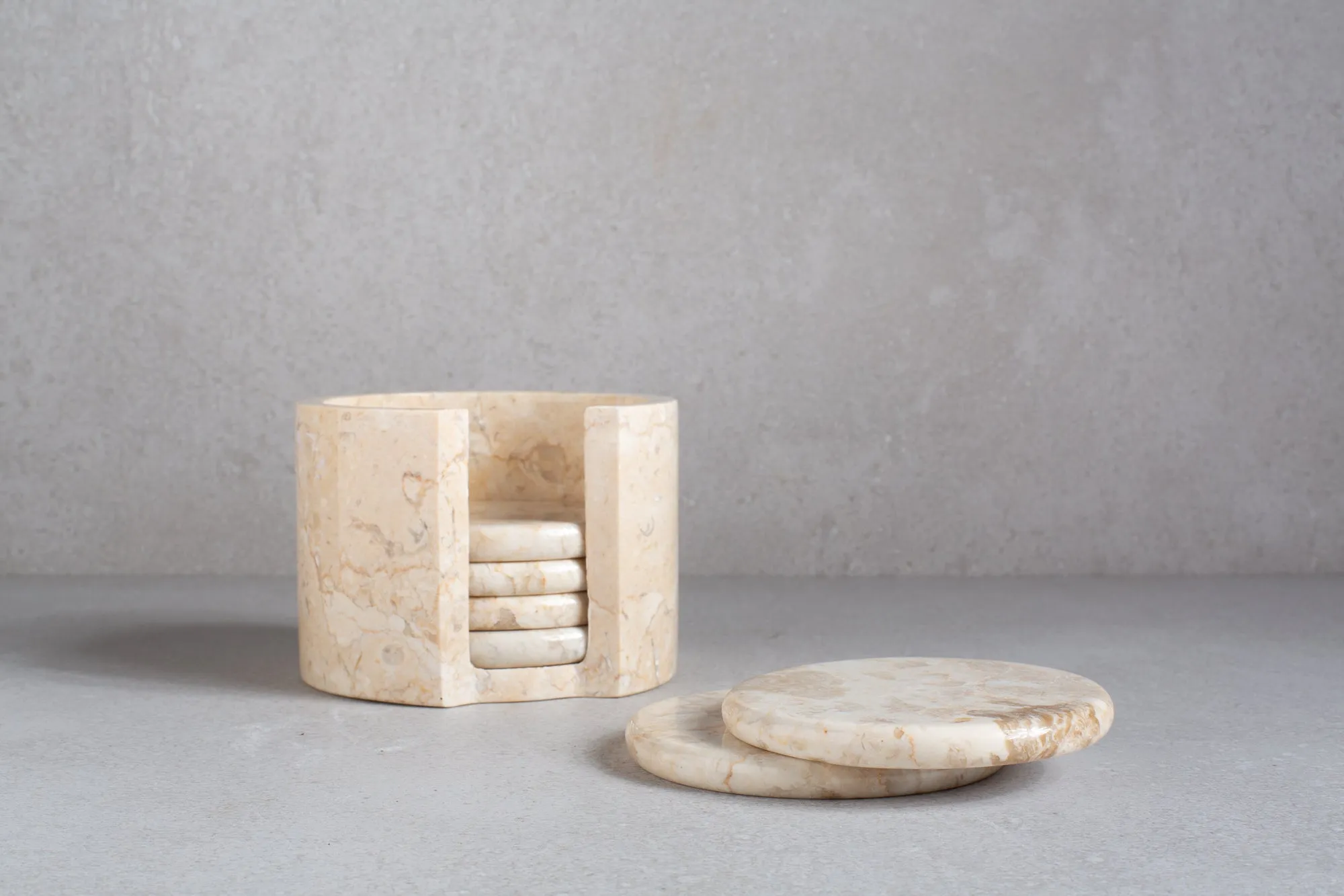 Marble Coasters (Cream)