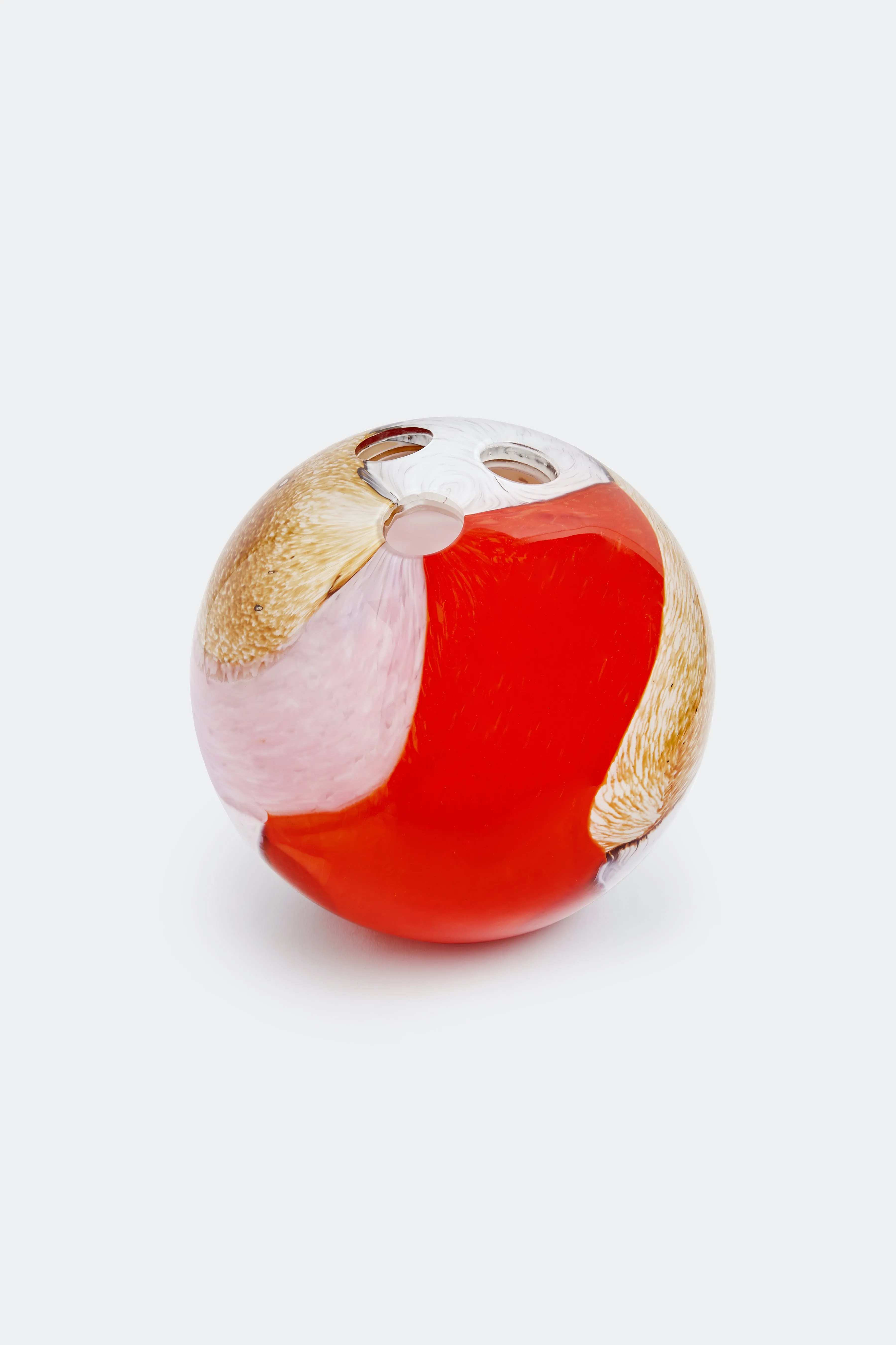 MARBLE GLASS VASE