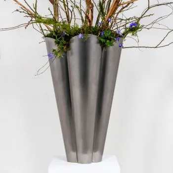 Marine Stainless Steel Flora Pot 40cm
