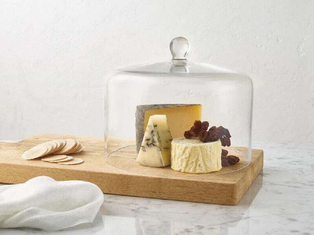 Maxwell & Williams Diamante Straight Sided Cake Dome 26x20cm gb