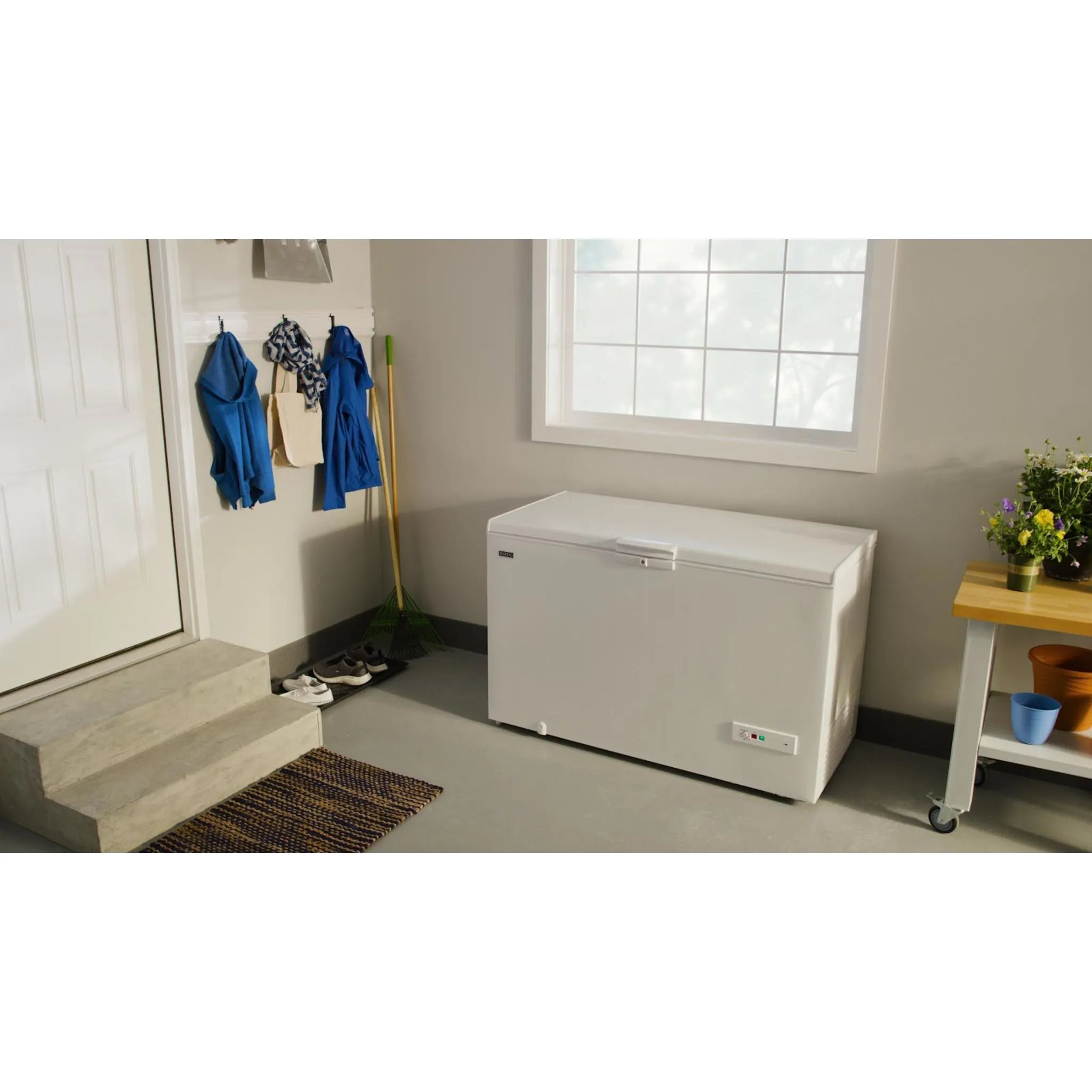 Maytag Garage Ready in Freezer Mode Chest Freezer - 16 cu. ft. (MZC5216LW)