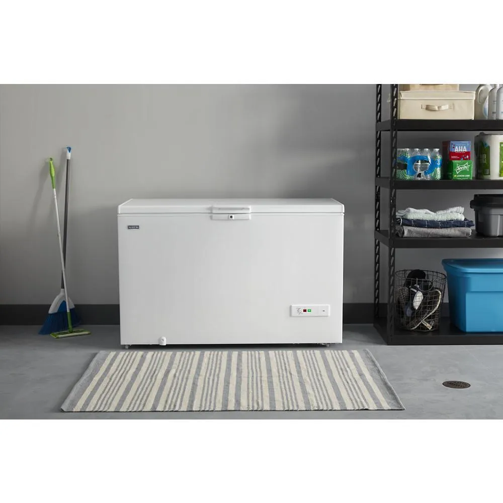 Maytag MZC5216LW Garage Ready in Freezer Mode Chest Freezer with Baskets - 16 cu. ft.