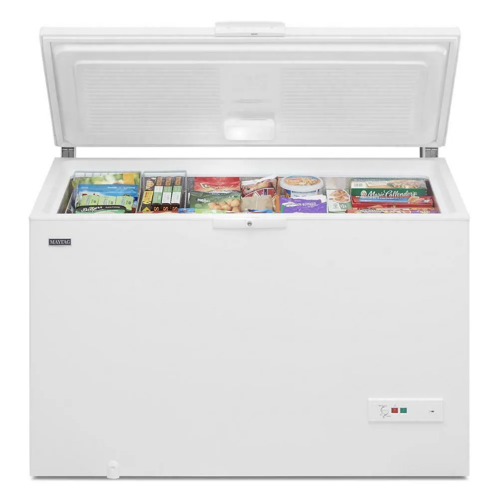 Maytag MZC5216LW Garage Ready in Freezer Mode Chest Freezer with Baskets - 16 cu. ft.