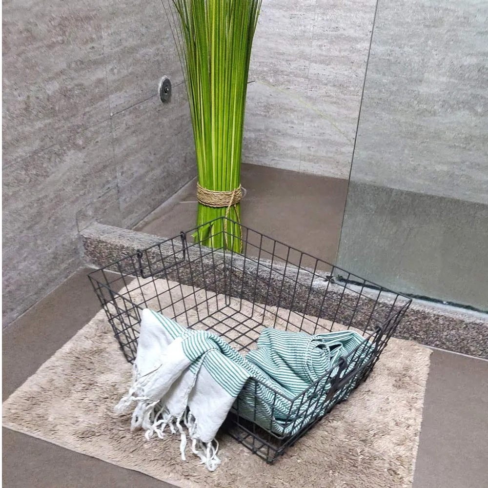 MESH STORAGE WIRE BASKET