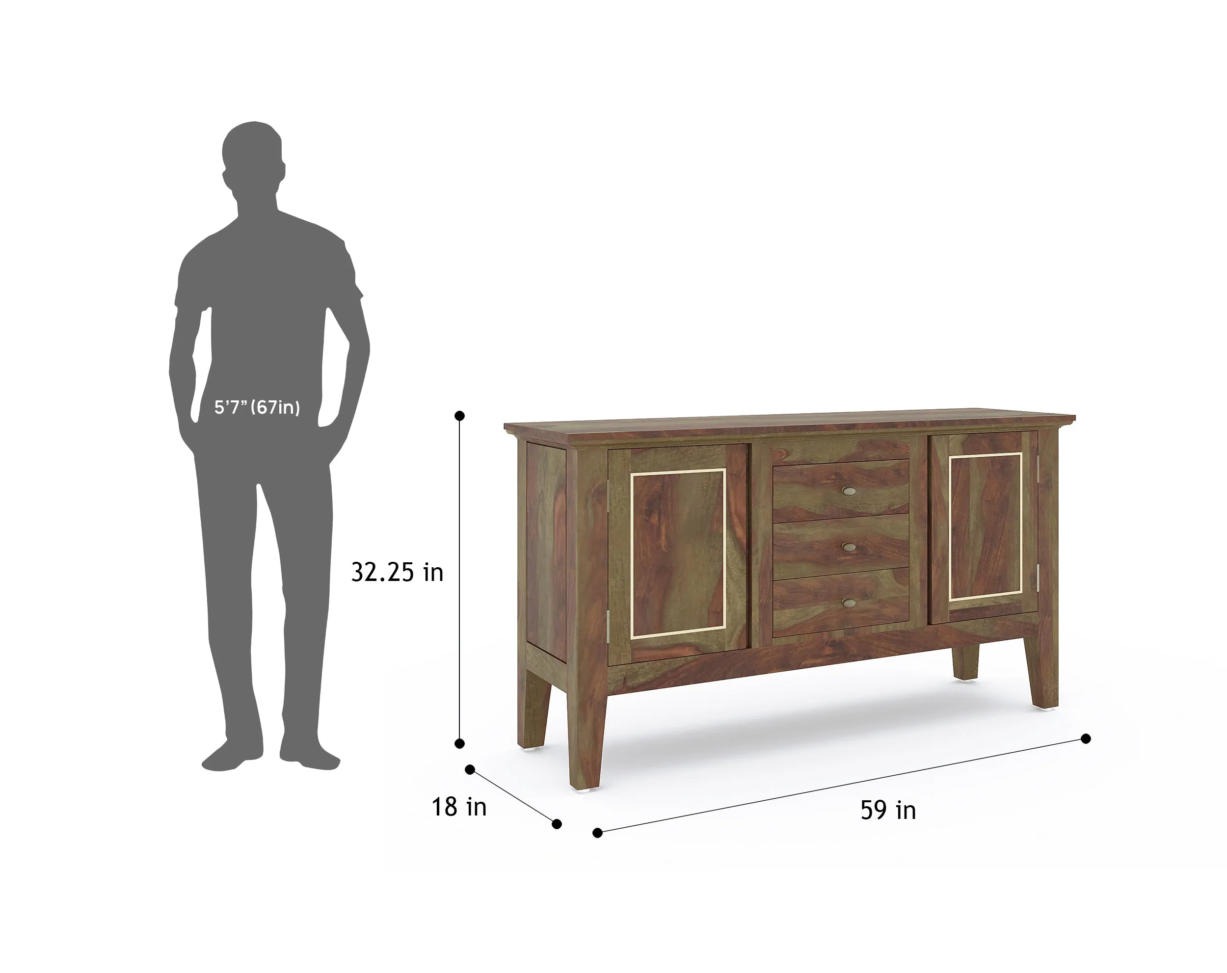 Mewar Garn Side Board