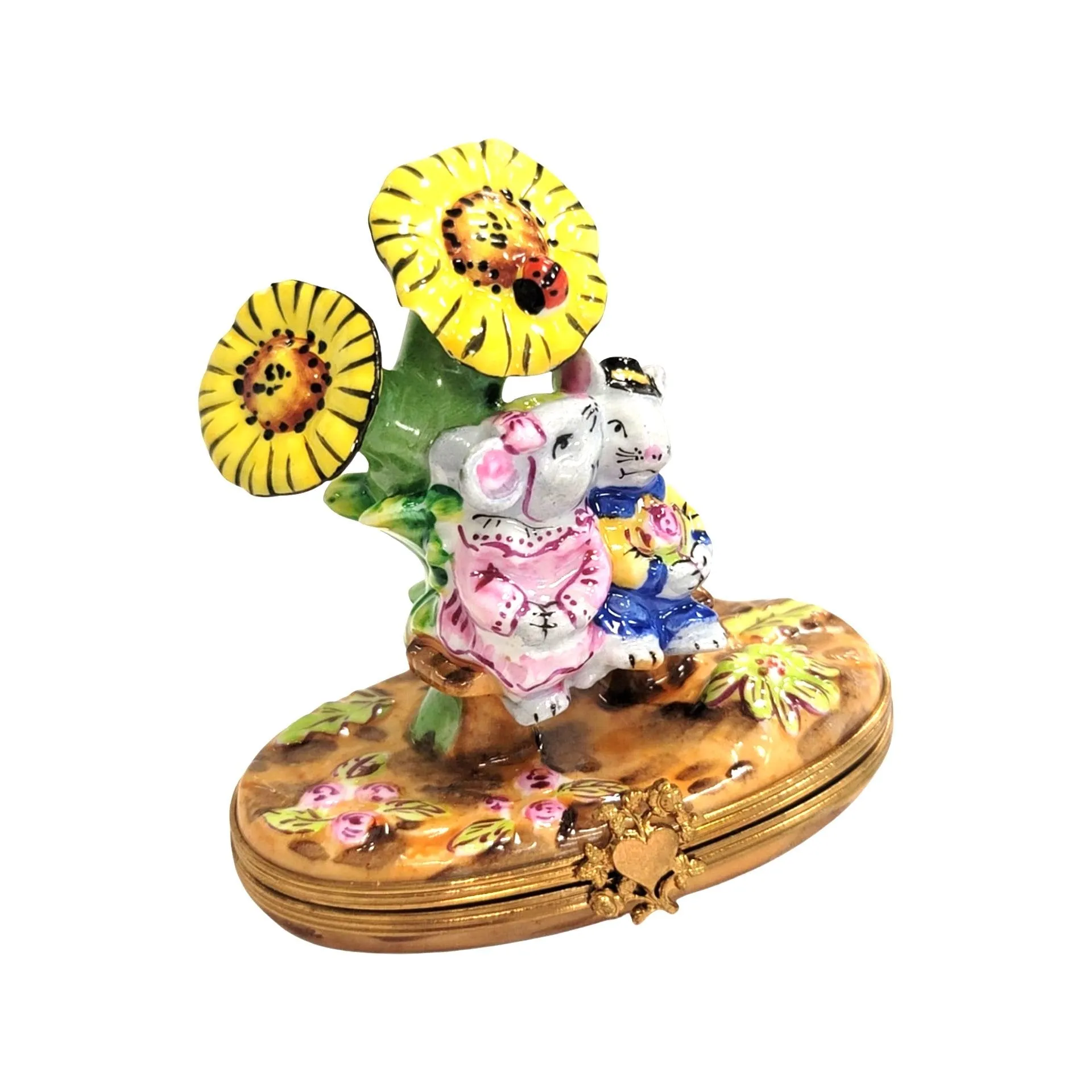 Mice under Sun Flowers