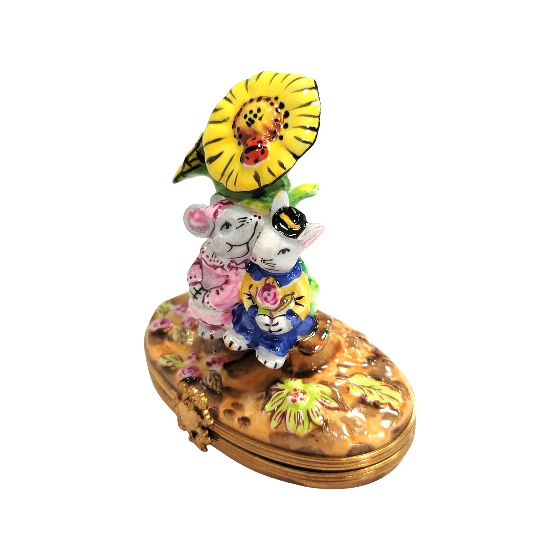 Mice under Sun Flowers