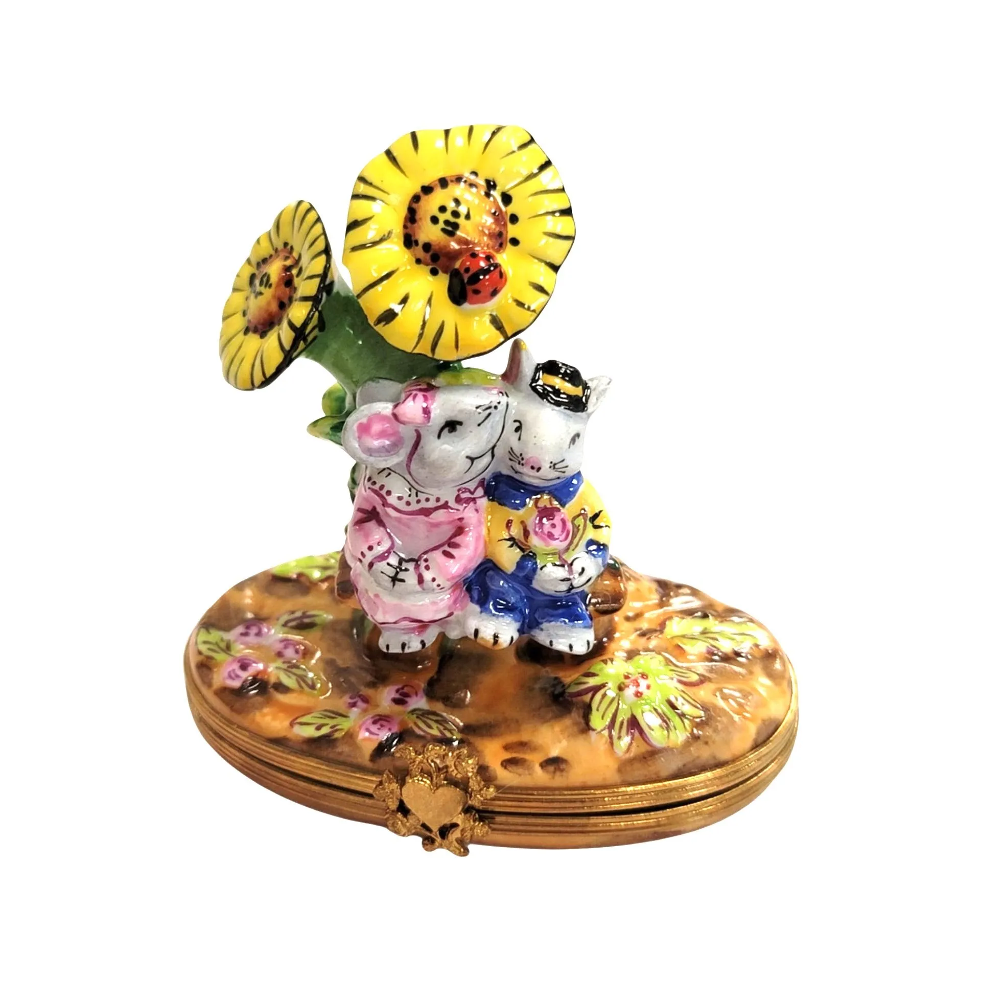 Mice under Sun Flowers