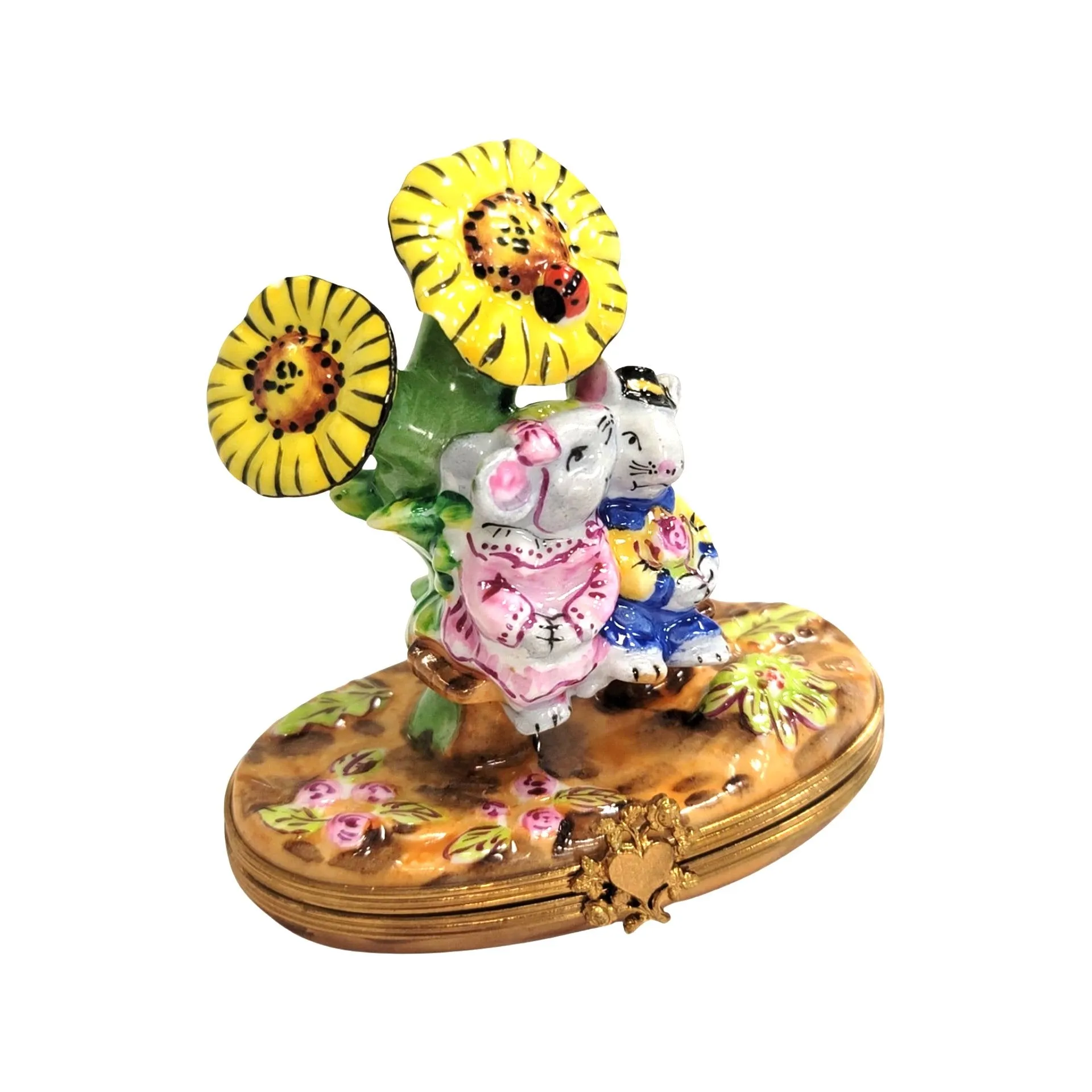 Mice under Sun Flowers