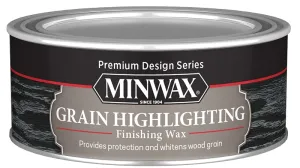 Minwax Design Series 405140000 Grain Highlighting Wax, Matte, Solid, 8 oz :EA: QUANTITY: 1