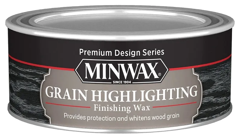 Minwax Design Series 405140000 Grain Highlighting Wax, Matte, Solid, 8 oz :EA: QUANTITY: 1