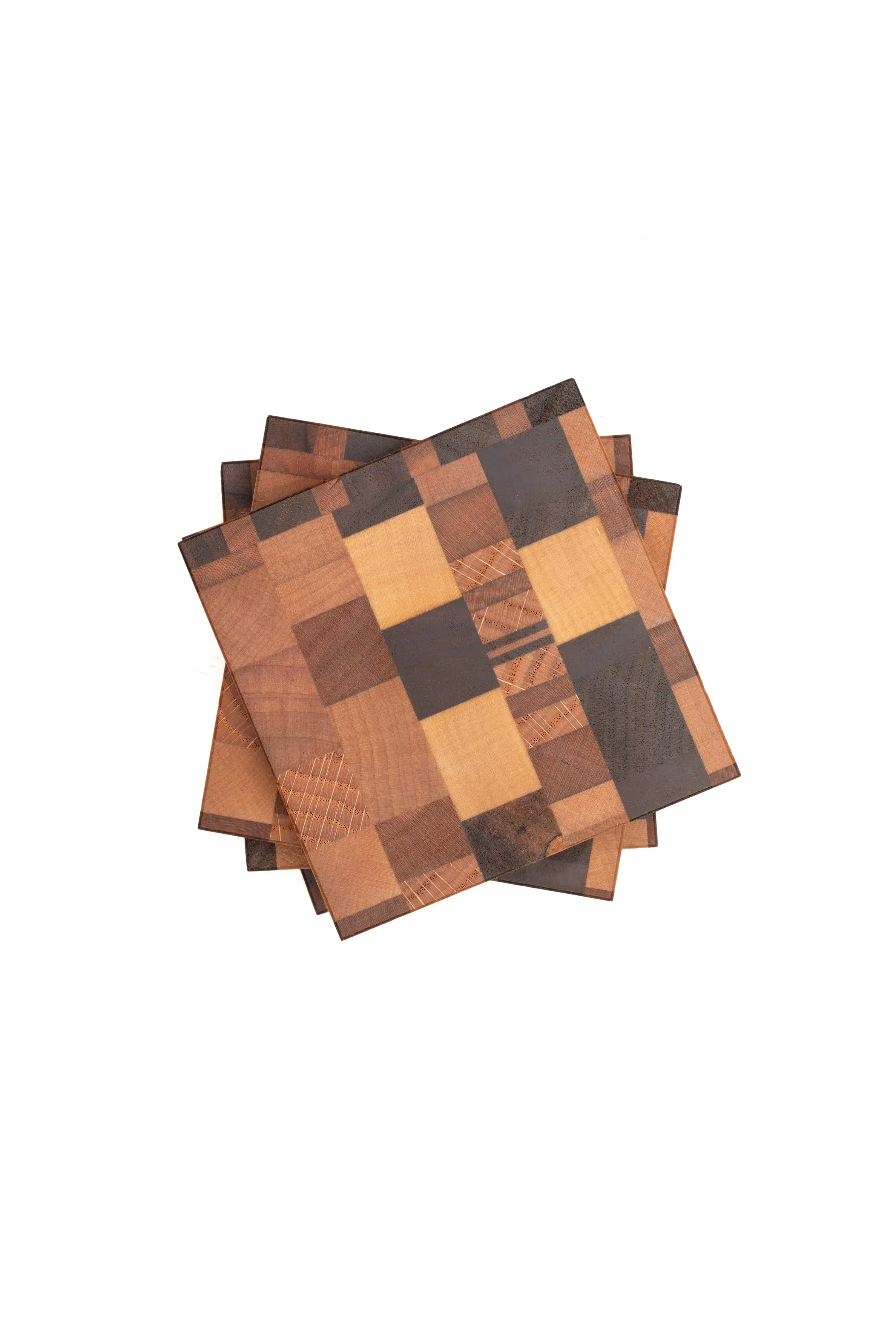 Mix Wood Coaster Set