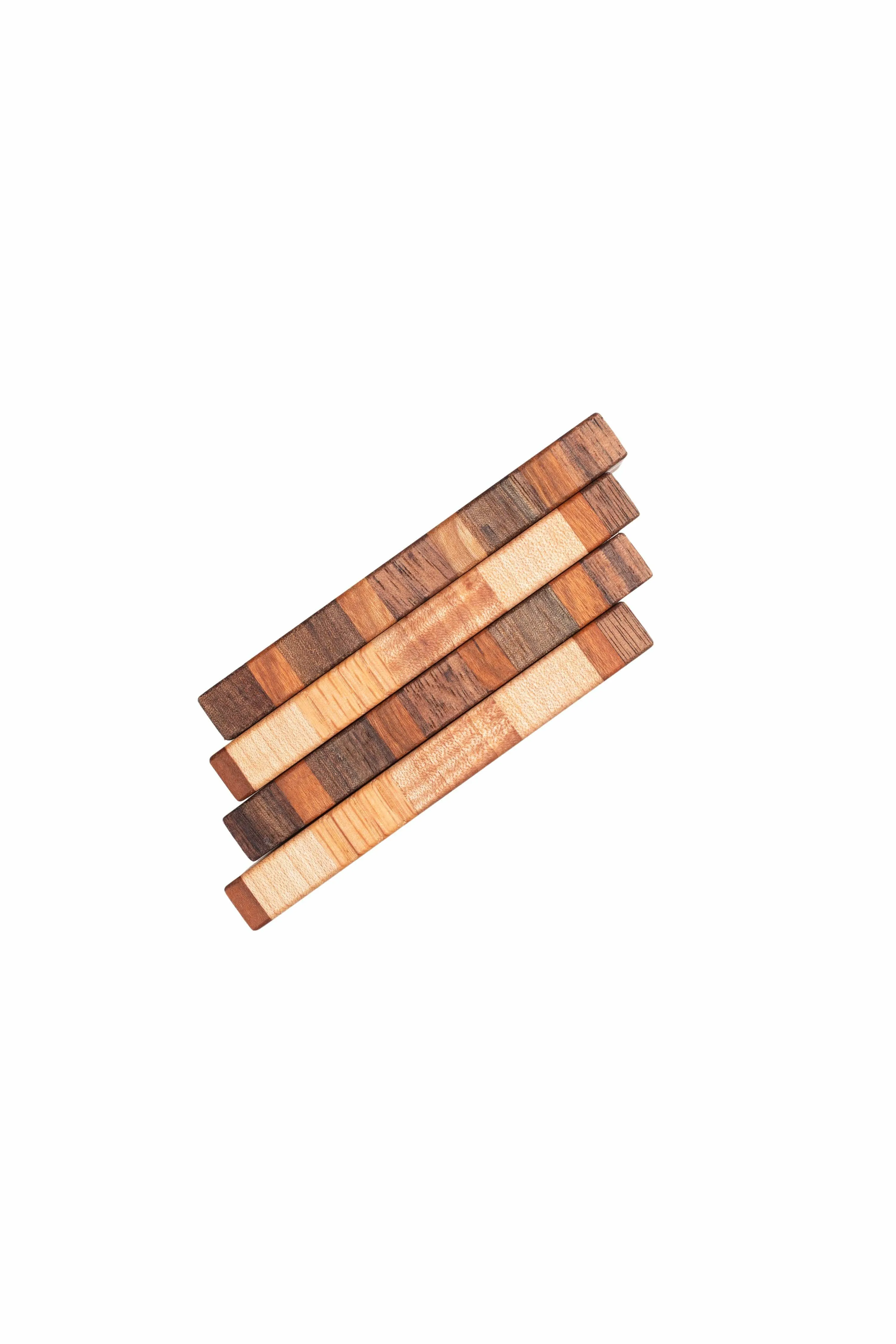 Mix Wood Coaster Set