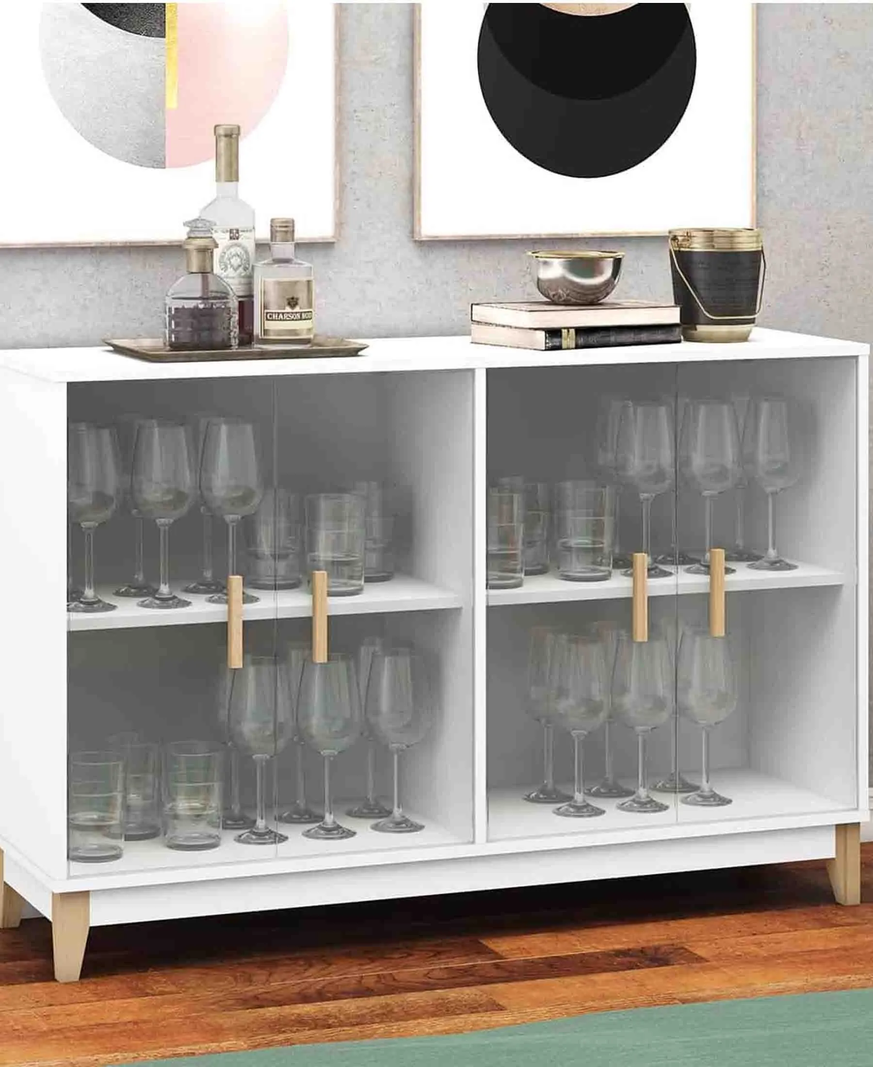 Modern Brazillian Cabinet – White