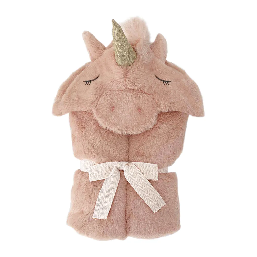 Mon Ami Uliana Unicorn Hooded Blanket