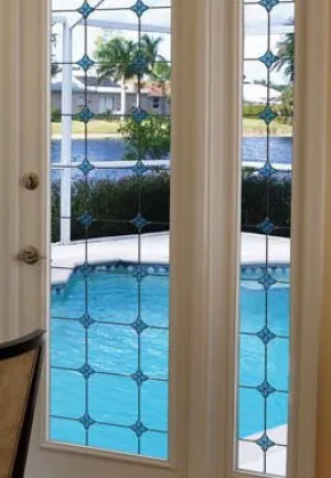Monterey Bay Stained Glass | Clear (Static Cling)