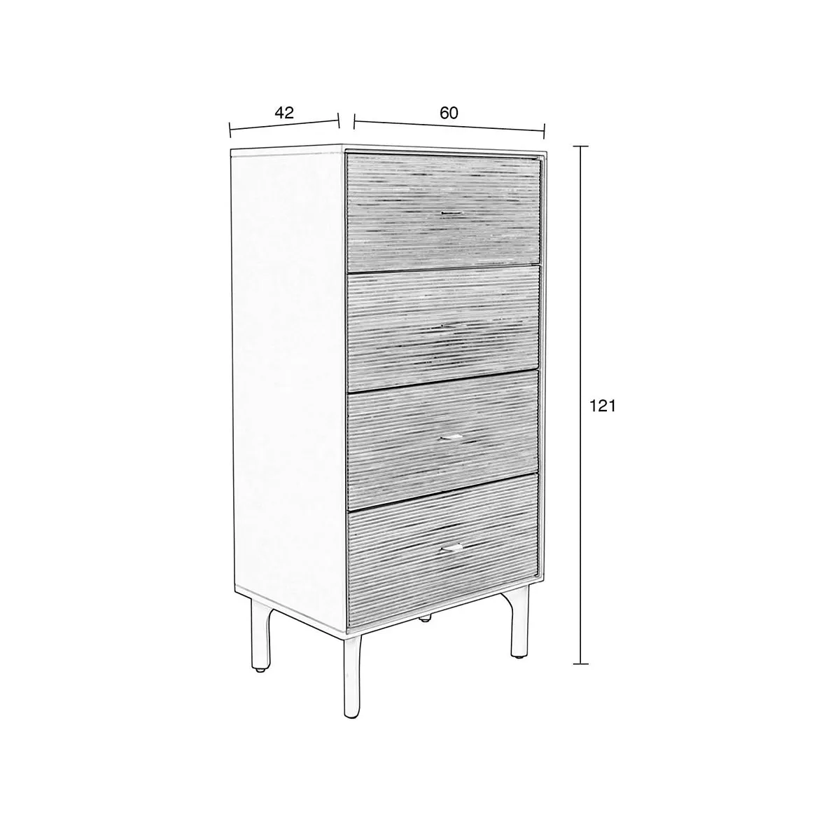 Morning Grey Dresser