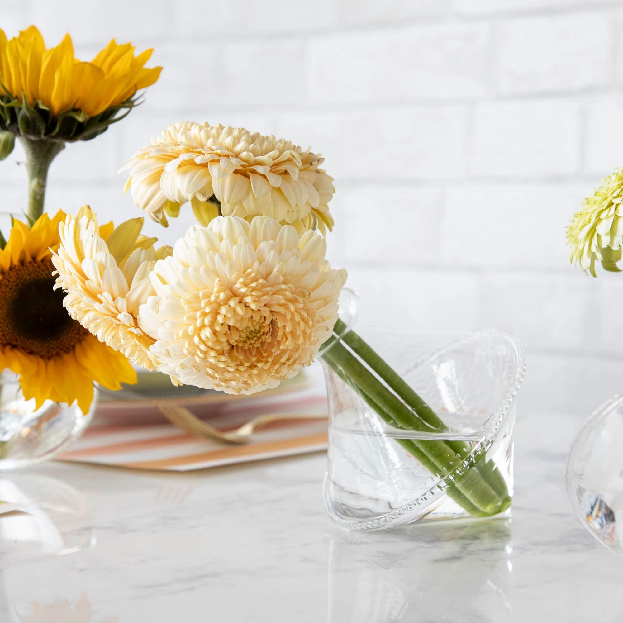 Mouth Blown Clear Vase - Exclusively at Hester & Cook