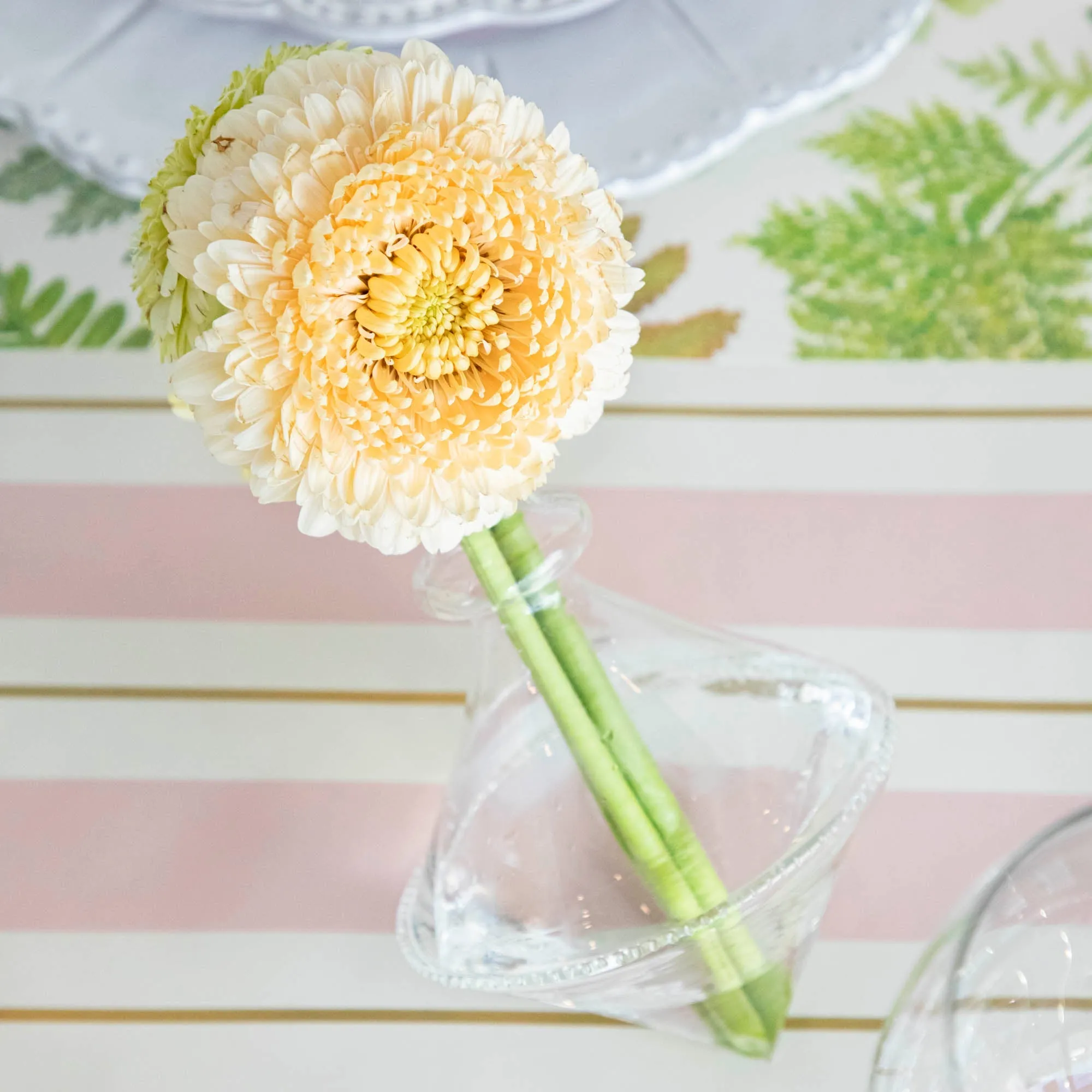 Mouth Blown Clear Vase - Exclusively at Hester & Cook