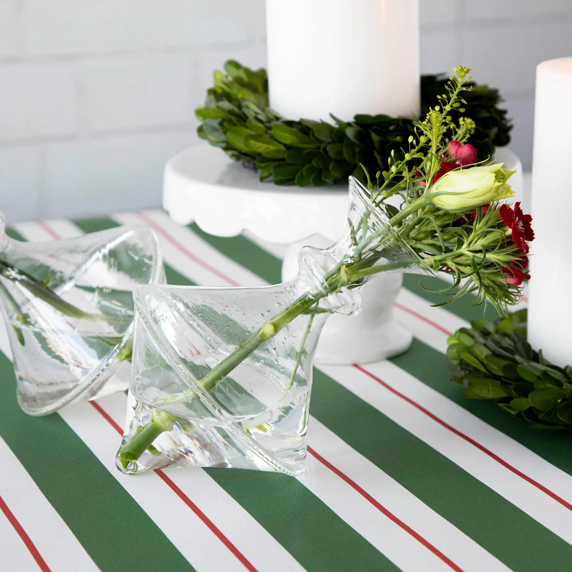 Mouth Blown Clear Vase - Exclusively at Hester & Cook