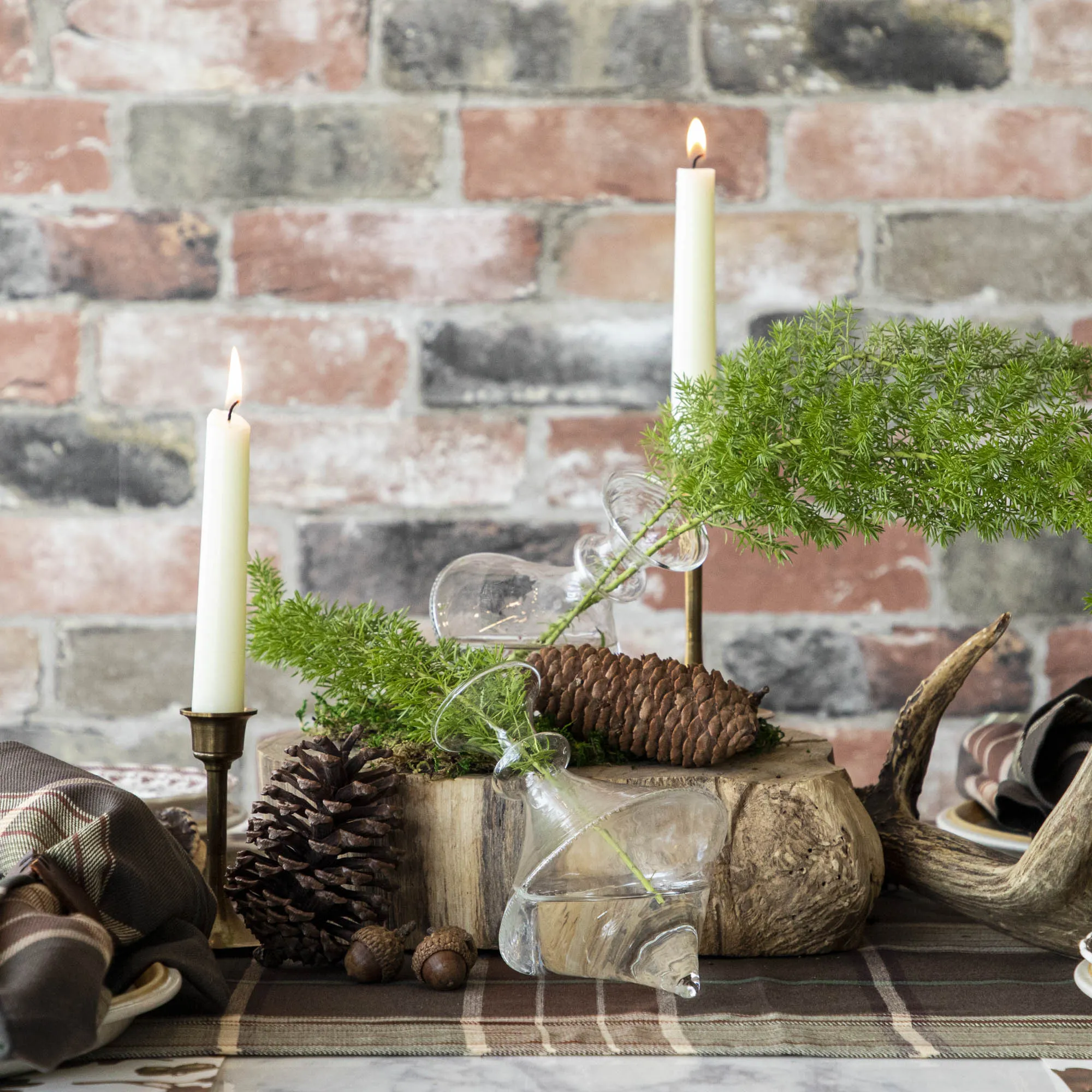 Mouth Blown Clear Vase - Exclusively at Hester & Cook