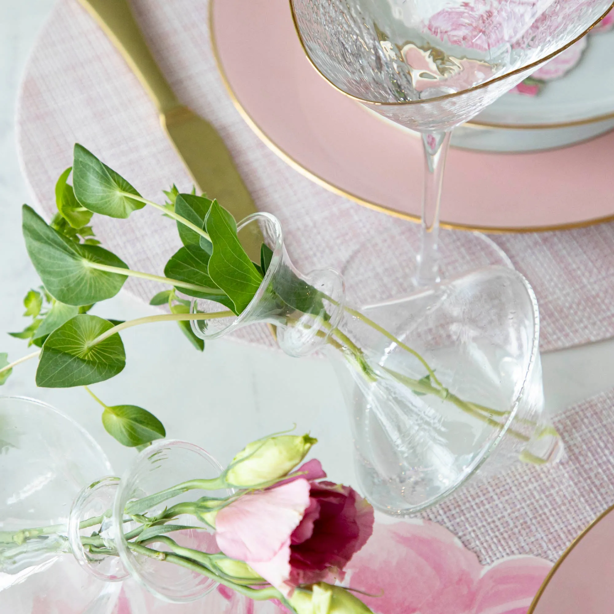 Mouth Blown Clear Vase - Exclusively at Hester & Cook