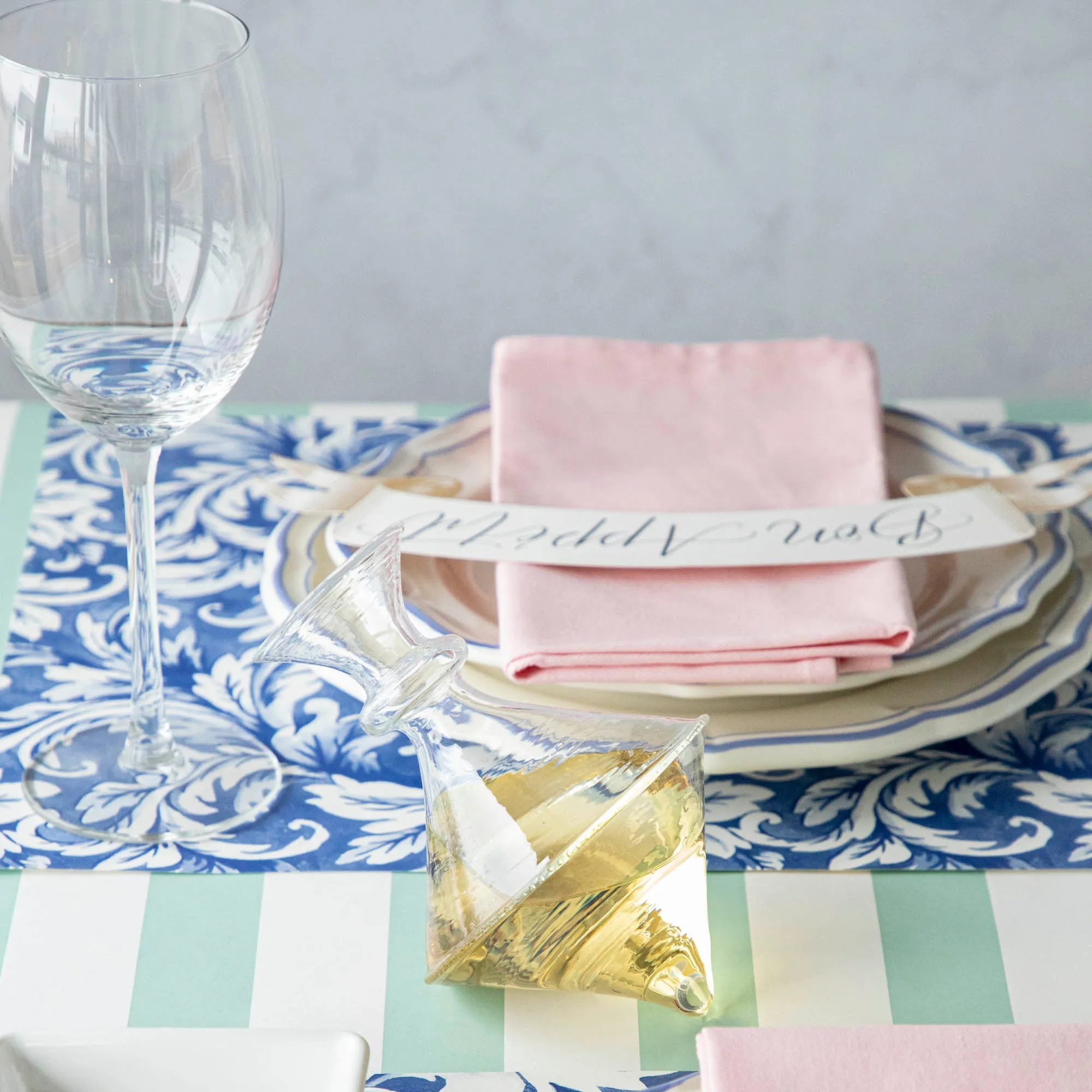 Mouth Blown Clear Vase - Exclusively at Hester & Cook