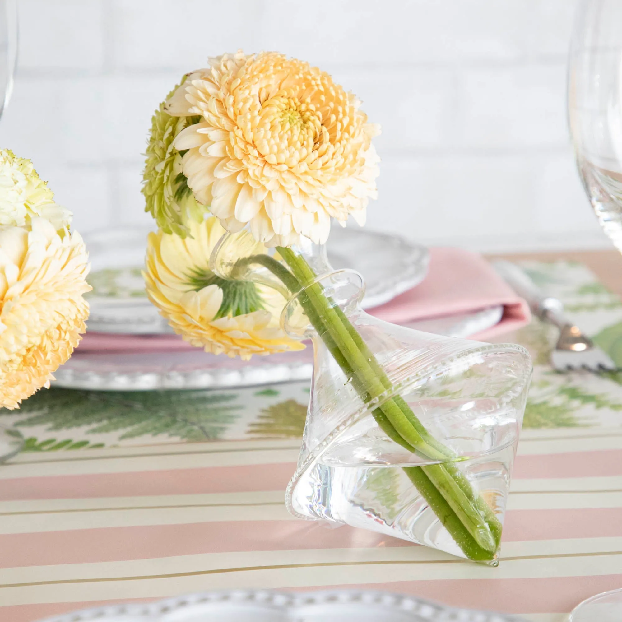 Mouth Blown Clear Vase - Exclusively at Hester & Cook