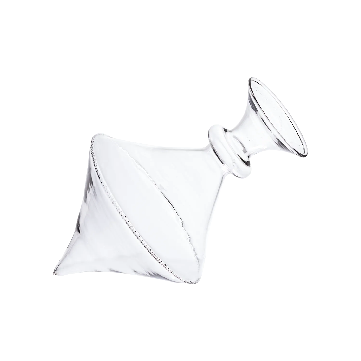 Mouth Blown Clear Vase - Exclusively at Hester & Cook