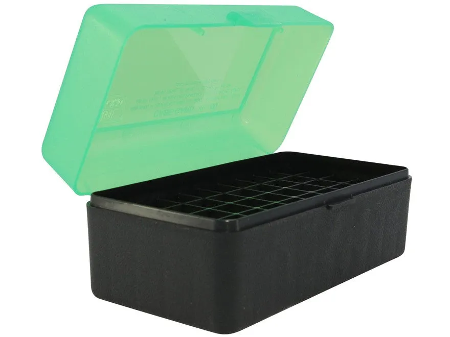 MTM Flip-Top Ammo Box 7mm Winchester Short Magnum (WSM), 300 Winchester Short Magnum (WSM), 45-70 Government 50-Round