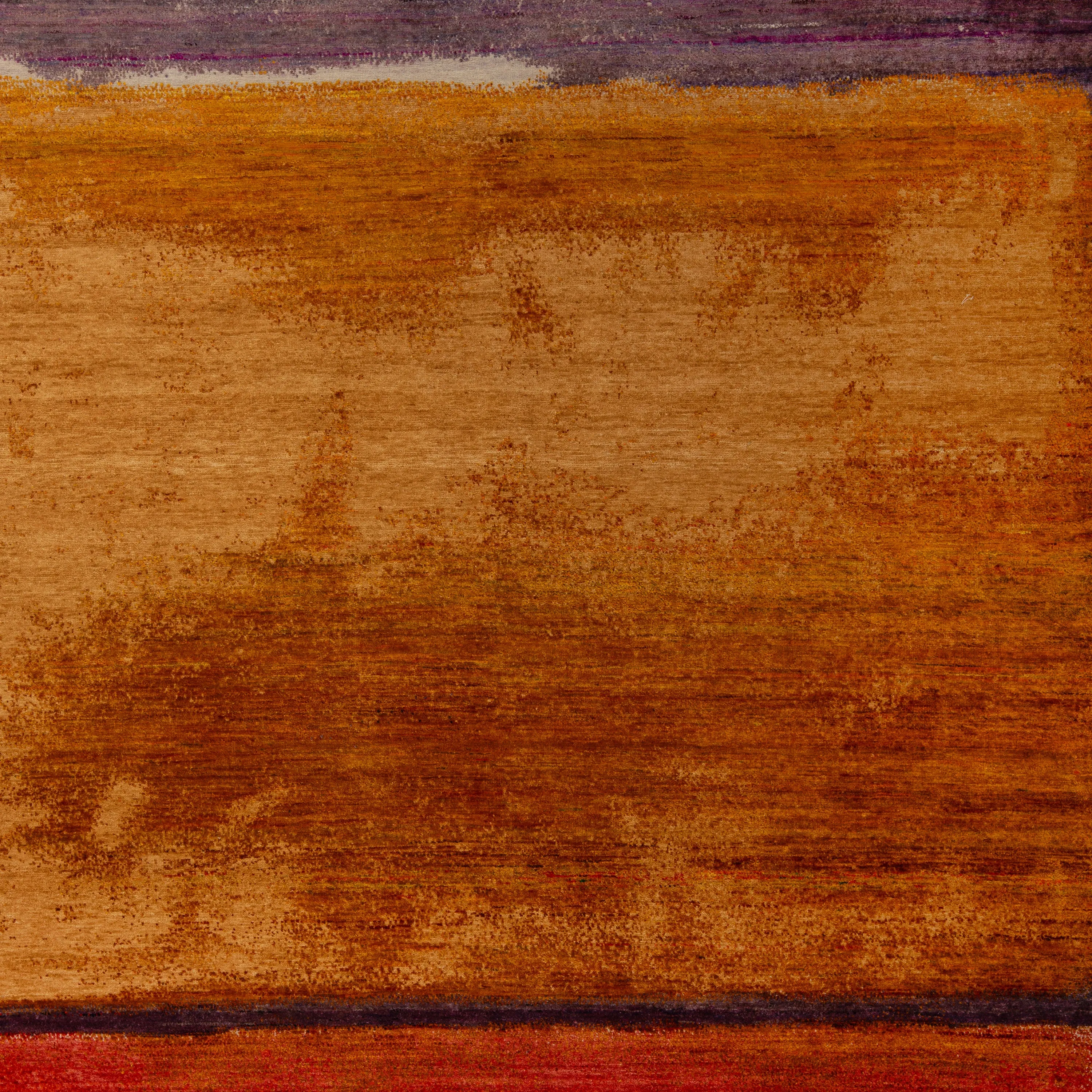 Multicolored Modern Abstract Area Rug - 8' x 10'