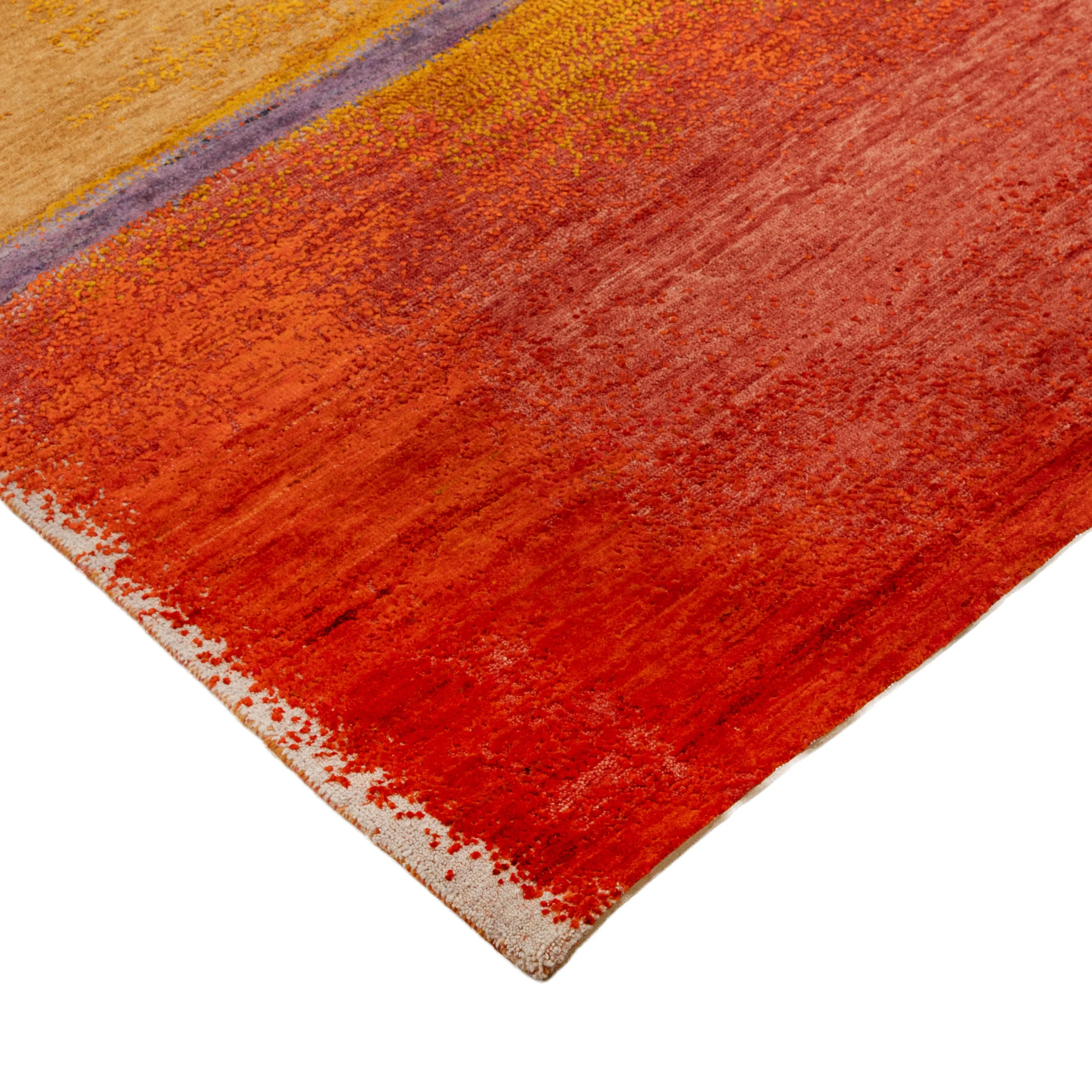 Multicolored Modern Abstract Area Rug - 8' x 10'