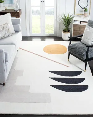 Murasaki Wool Rug Runner for Bedroom/Living Area/Home with Anti Slip Backing
