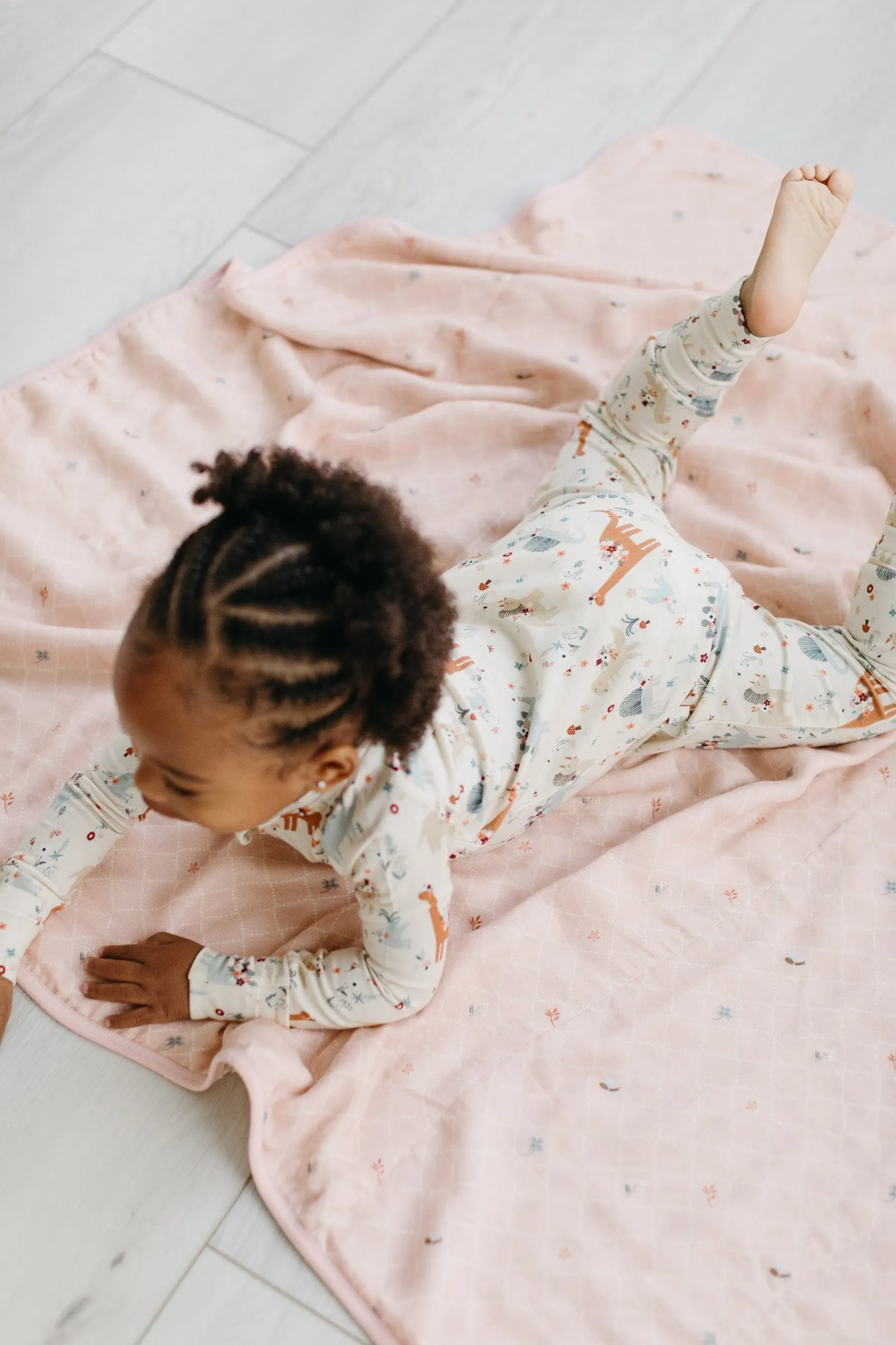 Muslin Quilt Blanket - Baby Dinomite