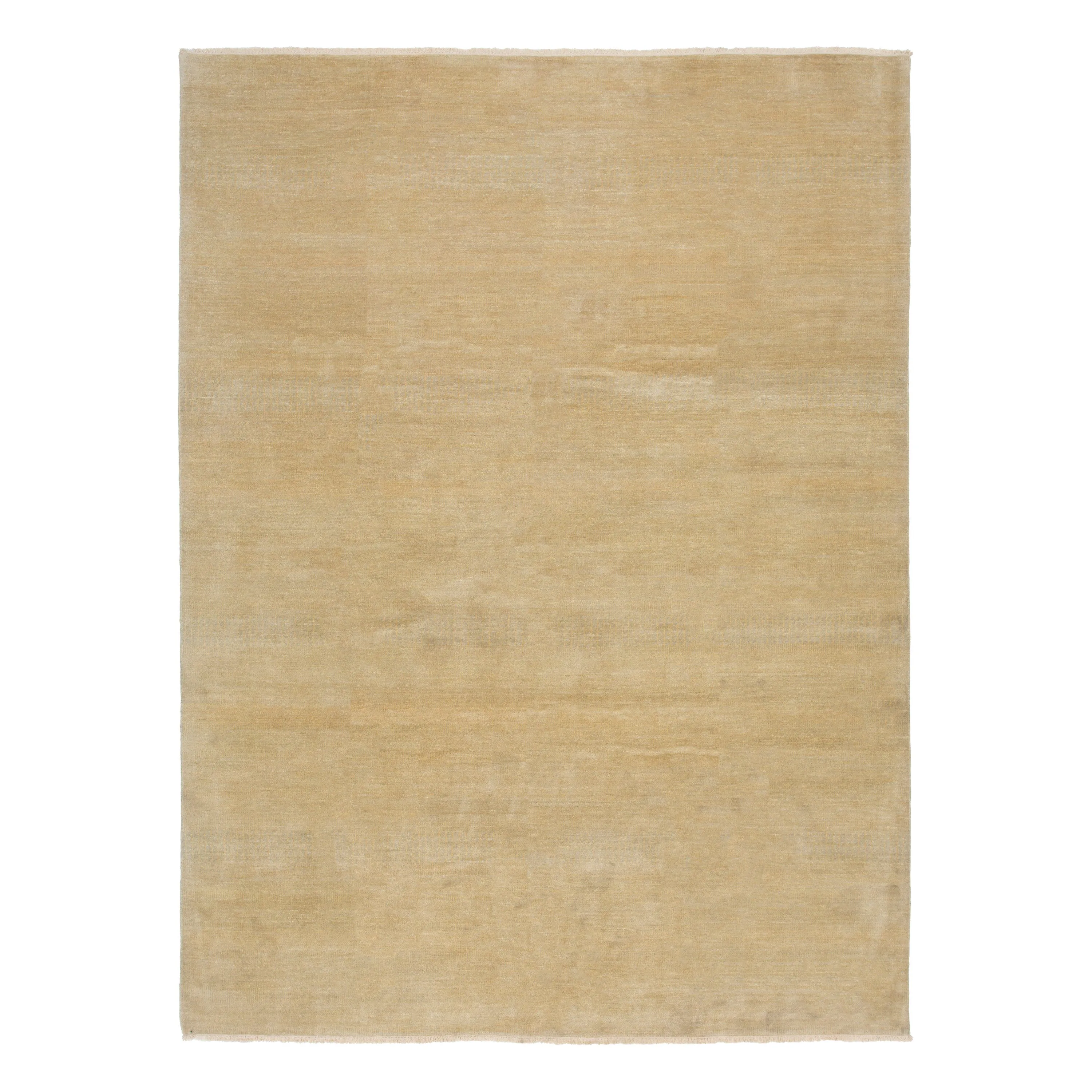Natural Solid Indo Savannah Rug - 9'2" x 12'1"